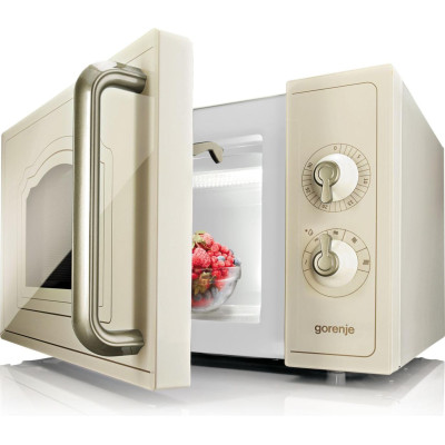 Gorenje Мікрохвільова піч Gorenje, 20л, хутро. керув., 700Вт, бежевий