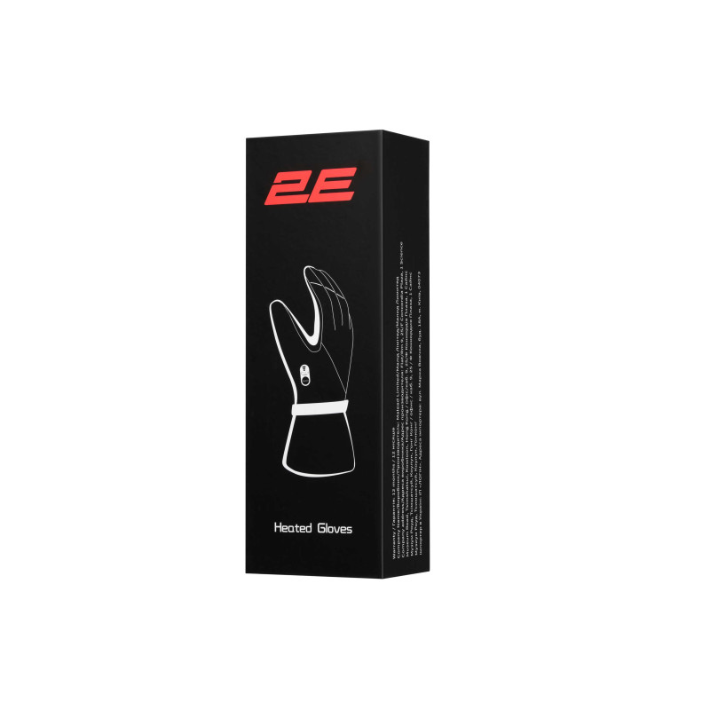 2E Tactical Рукавиці з підігрівом 2E Rider Black, розмір S