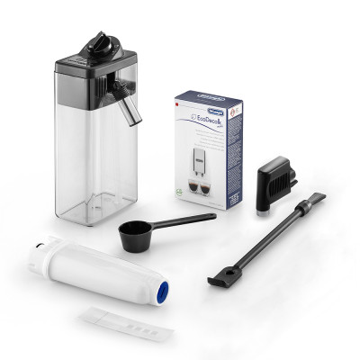 Delonghi Кавомашина Dinamica, 1.8л, зерно мелена, автомат.капуч, авторецептів -4, чорний