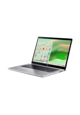 Acer Ноутбук Chromebook Spin CP314-2HN 14" WUXGA IPS Touch, Intel i3-N305, 8GB, F256GB, UMA, ChromeOS, сріблястий