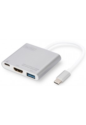 Digitus USB Type-C Multi Adapter 4K 30Hz HDMI, USB 3.0, USB-C