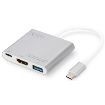 Digitus USB Type-C Multi Adapter 4K 30Hz HDMI, USB 3.0, USB-C
