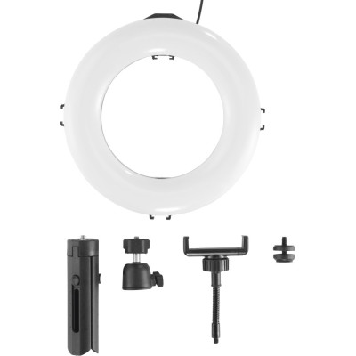 HAMA Штатив зі світлодіодним кільцем SpotLight Smart 80 V2 BT Black