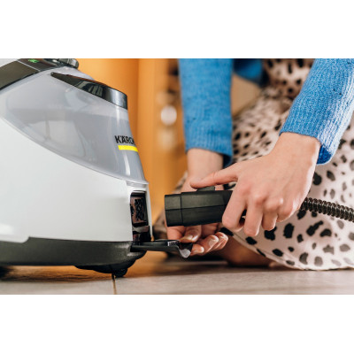 Karcher Пароочисник SC 5 EasyFix Iron, 2250Вт, 1500мл, 4.2Бар, праска, швабра, білий