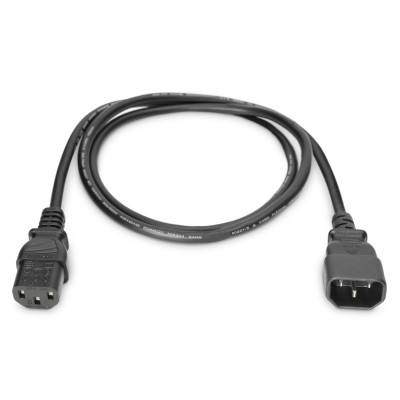 Digitus Сітковий кабель DIGITUS C14/M - C13/F, 5м, чорний