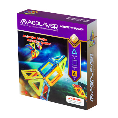 MagPlayer Конструктор магнітний 20 од. (MPA-20)