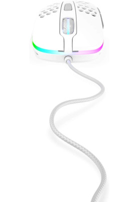 Cherry Xtrfy Миша ігрова M4 RGB USB White
