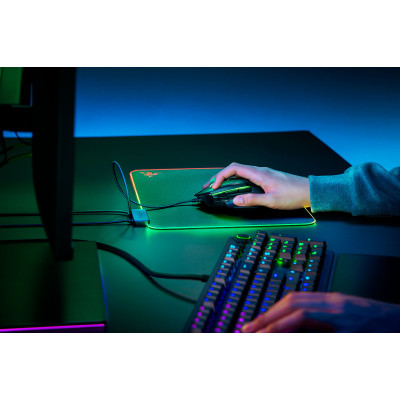 Razer Ігрова поверхня Firefly V2 RGB M Black (355х255х3мм)