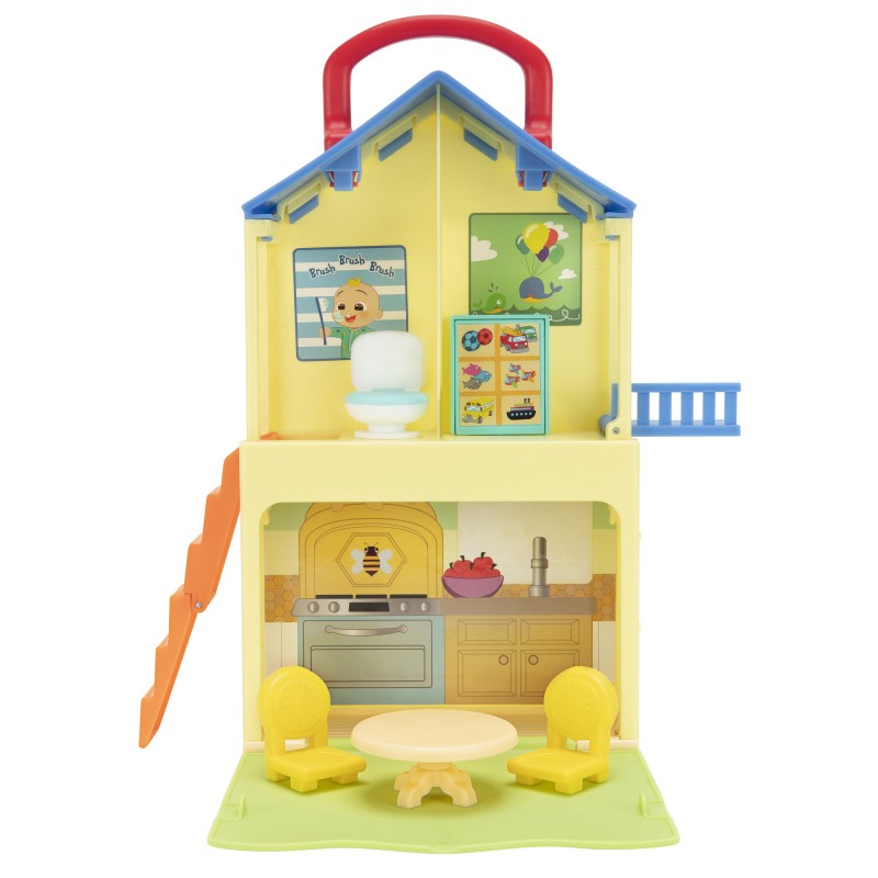 CoComelon Ігровий набір Medium Playset Pop n' Play House - 2 фігурки та 5 аксесуарів