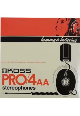 Koss Навушники Over-Ear Pro4AA, 6.3 jack, Hi-Res, 2.4м, Бежевий