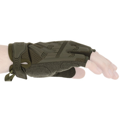 2E Tactical Рукавиці тактичні, безпалі, XL, зелені 2E Tactical Рукавиці тактичні, безпалі, XL, зелені