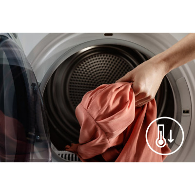Electrolux Сушильна машина тепловий насос, 9кг, A+++, 64см, дисплей, білий