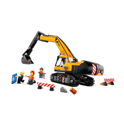 LEGO Конструктор City Жовтий будівельний екскаватор