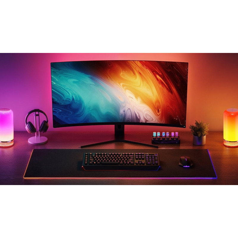 Govee Настільний світильник розумний H6022 Table Lamp 2, RGBICWW, WI-FI/Bluetooth, білий