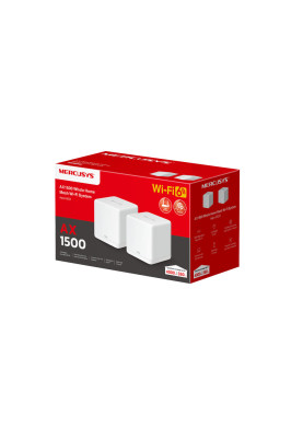 Mercusys Система WiFi-Mesh Halo H60X AX1500, 3xGE LAN/WAN, 2мод