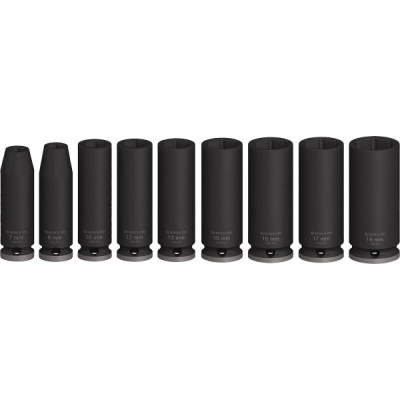 Bosch Набір ударних торцевих головок Professional Deep 9шт 3/8" 63мм