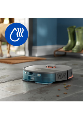 Philips Робот-пилосос Series 5000, h=29.2см, вологе прибирання, конт пил -0.26л, вода -0.27л, автон. робота до 200хв, EPA 10, чорний