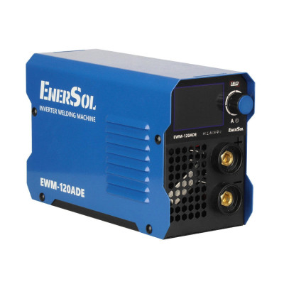 EnerSol Зварювальний апарат інверторний EWM-120ADE 20-120А 5.1кВт 160-260В 2.9кг