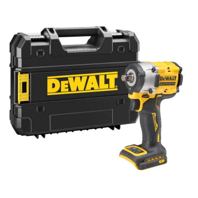 DeWALT Гайковерт ударний акумуляторний DeWALT XR Li-Ion 18В 610Нм 1400-2500об/хв 3550уд/хв 1/2" кейс TSTAK 1.1кг без АКБ та ЗП