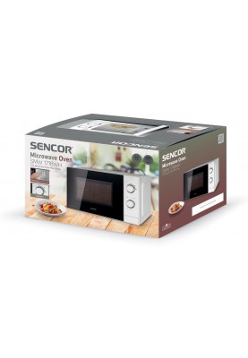 Sencor Микроволновая печь, 20л, 700Вт, дисплей, белый