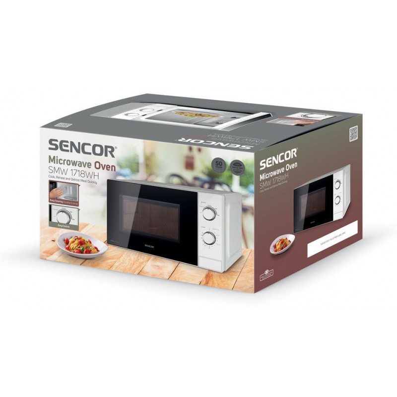 Sencor Микроволновая печь, 20л, 700Вт, дисплей, белый