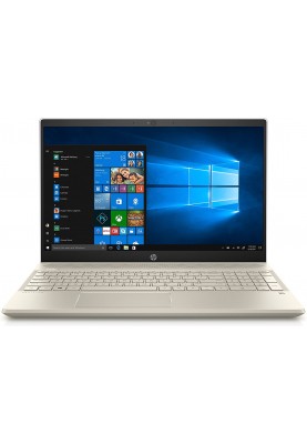 HP Ноутбук Pavilion 15-eh1061ua 15.6" FHD IPS AG, AMD R5 5500U, 16GB, F512GB, UMA, DOS, золотистий