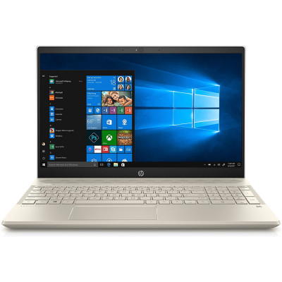 HP Ноутбук Pavilion 15-eh1061ua 15.6" FHD IPS AG, AMD R5 5500U, 16GB, F512GB, UMA, DOS, золотистий