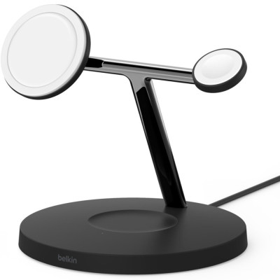 Belkin Зарядне бездротовий пристрій 3в1 MagSafe iPhone/Watch/AirPods, чорний