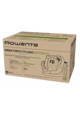 Rowenta Пилосос контейнерний Green Force Cyclоnic Effitech+, 500Вт, конт пил -2.5л, НЕРА, чорно-синій