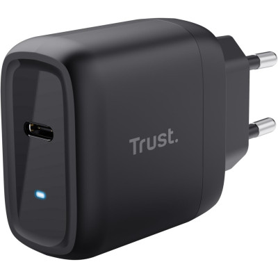 Trust Зарядне пристрій мережевий Maxo 45Вт, USB-C PD, чорний