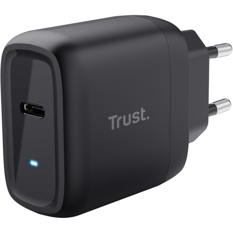 Trust Зарядний пристрій мережевий Maxo 45Вт, USB-C PD, чорний