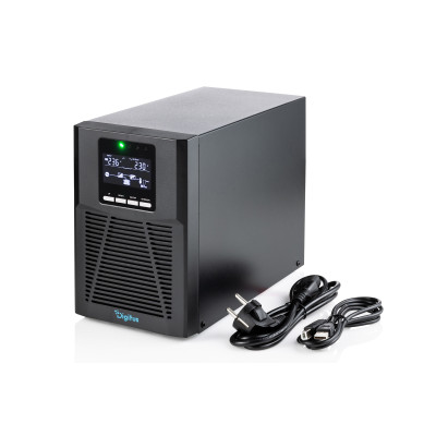 Digitus Джерело безперебійного живлення 1000VA/1000W, Tower, LCD, RJ45, RS232, USB, 8xC13