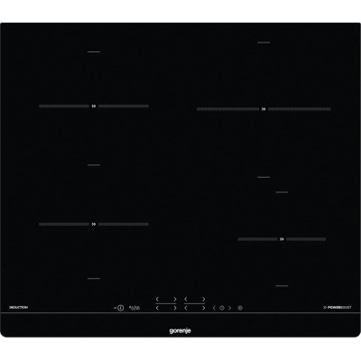 Gorenje Варильна поверхня індукційна, 60см, PowerBoost, SmartControl, чорний