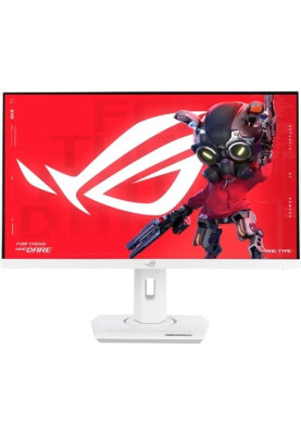 ASUS Монітор 27" ROG Strix XG27ACS-W HDMI, DP, USB-C, Audio, IPS, 2560x1440, 180Hz, 1ms, sRGB 133%, AdaptiveSync, Pivot, HDR400, білий