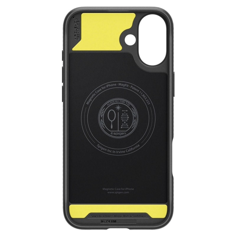 Spigen Чохол для iPhone 16, Rugged Armor MagFit, Matte Black