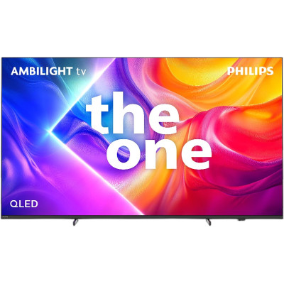 Philips Телевізор 75" QLED 4K 144Hz Smart Titan OS Black Ambilight
