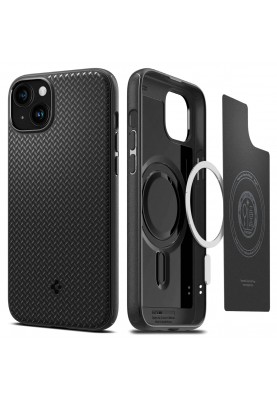 Spigen Чохол для Apple iPhone 15 Mag Armor MagFit, Matte Black