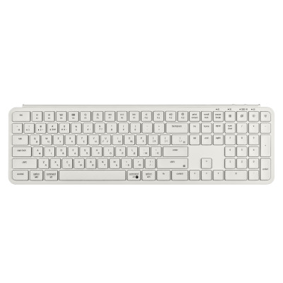 Keychron Клавіатура мембрана B6 Pro, USB/WL/BT, ivory white