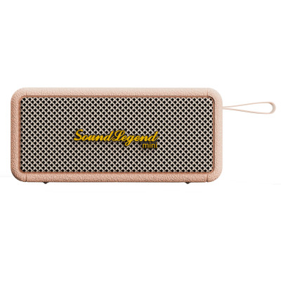 2E Портативна акустична система SoundLegend Mini 40Вт, BT 5.3, TWS, FLAC, MP3, WAV, EQ, PowerBank, IPX6, Коричневий