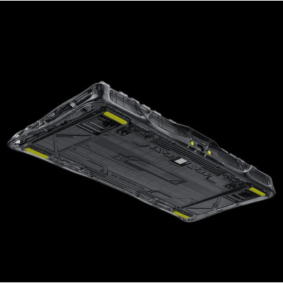 GravaStar Клавіатура механічна Mercury K1 Lite 80keys, GravaStar x BSUN Grey, BT/WL/USB, чорний