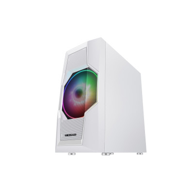 2E Gaming Корпус Turbo G2057W без БЖ 2xUSB3.0, 1xUSB2.0, 1x200мм, ARGB, 3x120мм ARGB, VGA 345мм, LCS ready, HUB, TG Side Panel, ATX, білий