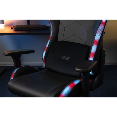 2E Gaming Крісло OGAMA II RGB, ПУ шкіра, 3D-Armrests, чорний