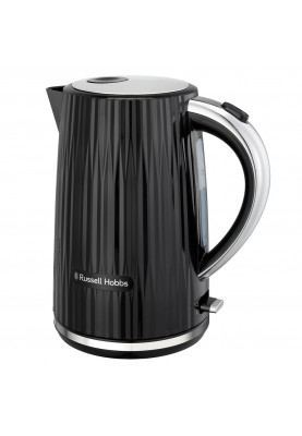 Russell Hobbs Електрочайник Eden, 1.7л, нержавіюча сталь, пластик, чорний