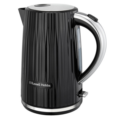 Russell Hobbs Електрочайник Eden, 1.7л, нержавіюча сталь, пластик, чорний