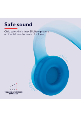 Trust Навушники Nouna Headphones mini-jack, Mic, Синій