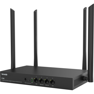 Tenda Маршрутизатор W18E Hotspot AC1200 4xGE (1xGE WAN, 2xGE LAN/WAN, 1xGE LAN)
