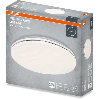 Osram Світильник накладний CEILING PAVO 380мм Round 24Вт 4000K
