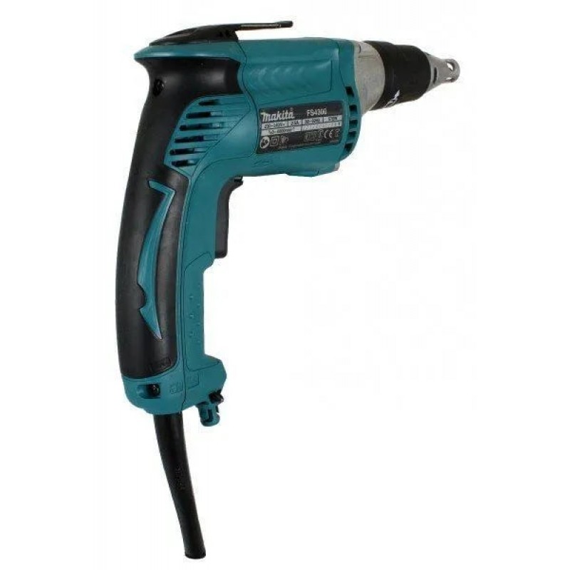 Makita Шурупокрут для гіпсокартону FS4300JX2, 570Вт, 4000 об/хв, 10-16Нм, 1.4кг, Makpac + аксесуари