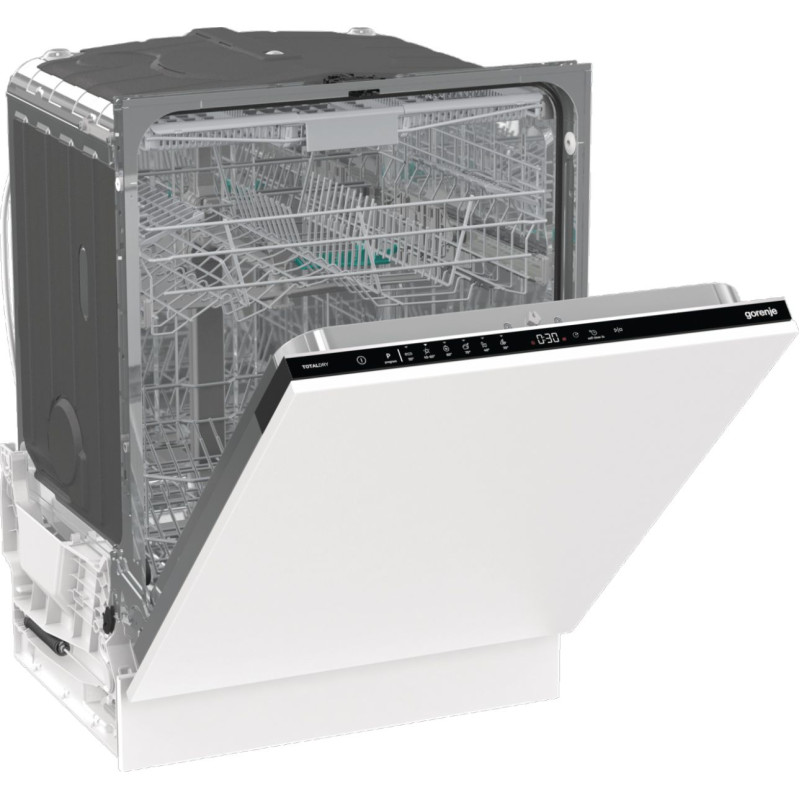 Gorenje Посудомийна машина вбудовувана, 16компл., A+++, 60см, AquaStop, автоматичне відчинення, сенсорн.упр, 3 кошики, білий