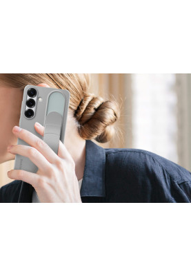Samsung Чохол для Galaxy S25+ (S936), Standing Grip case, сірий